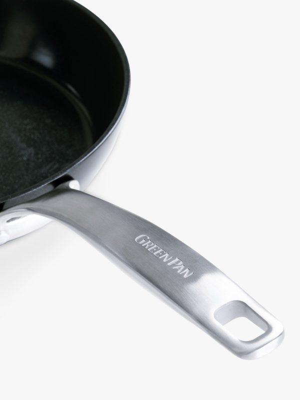 GreenPan Copenhagen Hard Anodised Ceramic Non-Stick Frying Pan, 20cm - Image 3