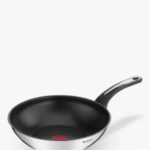 Tefal Emotion Stainless Steel Non-Stick Wok / Stir Frying Pan, 28cm