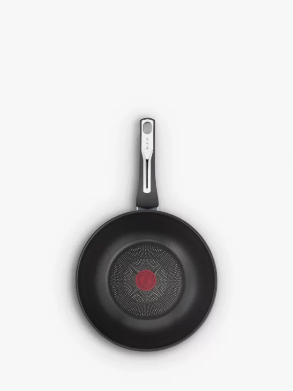 Tefal Emotion Stainless Steel Non-Stick Wok / Stir Frying Pan, 28cm - Image 3