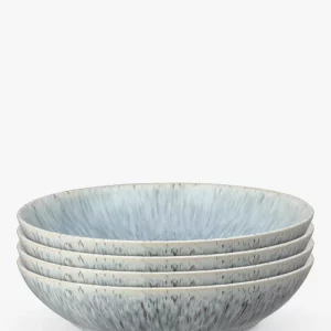 Denby Grey Speckle Pasta Bowls, Set of 4
